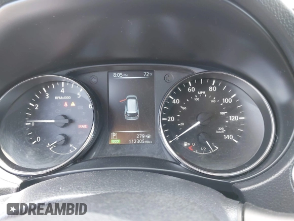 2017 Nissan Rogue SV with VIN KNMAT2MV6HP540419, listed as a IAAI auction lot 42280185 with 112,305 mi miles and . Bid and sale history available at DreamBid. Image 7.