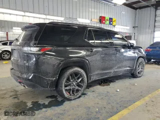 2021 Chevrolet Traverse Premier with VIN 1GNEVKKW1MJ145432, listed as a Copart auction lot 46148735 with 65,719 mi miles and Salvage Title. Bid and sale history available at carsss.com. Image 3.