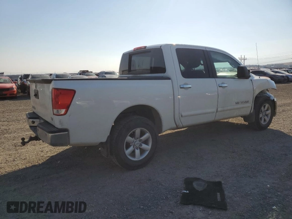 2015 Nissan Titan SV with VIN 1N6AA0EC1FN507132, listed as a Copart auction lot 74401954 with 169,236 mi miles and Salvage title. Bid and sale history available at DreamBid. Image 3.