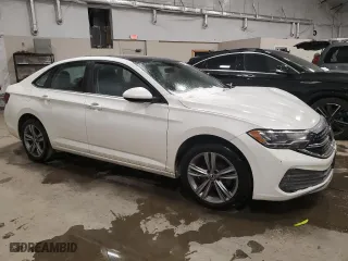 2023 Volkswagen Jetta SE with VIN 3VW7M7BU9PM059046, listed as a Copart auction lot 42253655 with 25,884 mi miles and Salvage Title. Bid and sale history available at carsss.com. Image 4.