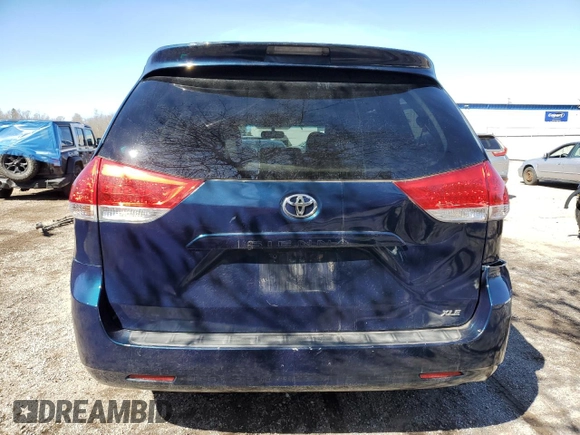 2011 Toyota Sienna XLE AAS with VIN 5TDYK3DC6BS055779, listed as a Copart auction lot 51589895 with Not Provided miles and Clean Title. Bid and sale history available at DreamBid. Image 6.