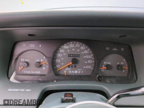 1996 Mercury Grand Marquis GS with VIN 2MELM74W5TX653873, listed as a Copart auction lot 74659254 with 86,589 mi miles and Salvage Title. Bid and sale history available at DreamBid. Image 9.