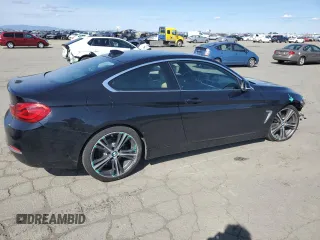 2018 BMW 4 Series 430i with VIN WBA4W3C57JAE64861, listed as a Copart auction lot 49739115 with 115,188 mi miles and Salvage Title. Bid and sale history available at DreamBid. Image 3.