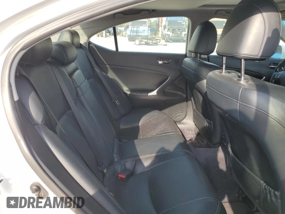 2013 Lexus IS 250 with VIN JTHCF5C29D5063028, listed as a Copart auction lot 49708045 with 126,351 mi miles and Salvage title. Bid and sale history available at DreamBid. Image 10.