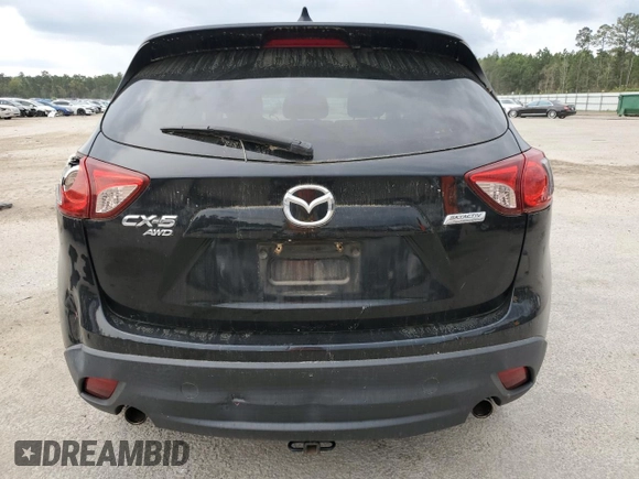 2015 Mazda CX-5 Touring with VIN JM3KE4CY5F0441691, listed as a Copart auction lot 50604835 with 182,886 mi miles and Salvage Title. Bid and sale history available at DreamBid. Image 6.