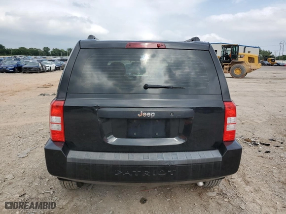 2010 Jeep Patriot Sport with VIN 1J4NT2GA9AD504896, listed as a Copart auction lot 57647304 with 124,864 mi miles and Salvage Title. Bid and sale history available at carsss.com. Image 6.