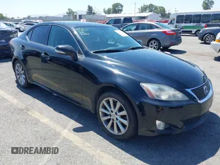 2010 Lexus IS 250 with VIN JTHBF5C27A5129048, listed as a IAAI auction lot 42386061 with 97,195 mi miles and . Bid and sale history available at DreamBid. Image 1.
