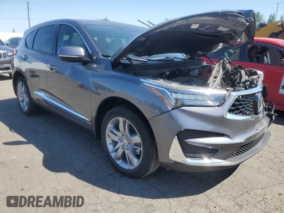 2021 Acura RDX Advance with VIN 5J8TC2H78ML004031, listed as a Copart auction lot 58540435 with 26,859 mi miles and Salvage title. Bid and sale history available at DreamBid. Image 4.