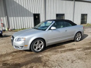 2007 Audi A4 2.0T with VIN WAUAF48H97K032431, listed as a Copart auction lot 85376084 with 82,422 mi miles and Clean Title. Bid and sale history available at carsss.com. Image 1.