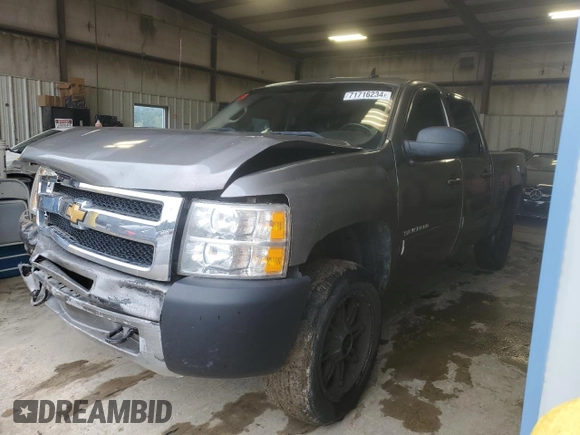 2007 Chevrolet Silverado 1500 LT w/1LT with VIN 3GCEK13C07G518708, listed as a Copart auction lot 71716234 with 0 mi miles and Salvage Title. Bid and sale history available at carsss.com. Image 1.