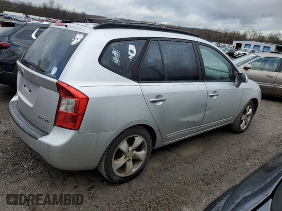 2008 Kia Rondo LX with VIN KNAFG526887129060, listed as a Copart auction lot 52691285 with 130,977 mi miles and Salvage Title. Bid and sale history available at carsss.com. Image 3.