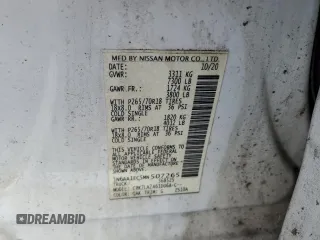 2021 Nissan Titan S with VIN 1N6AA1EC5MN507265, listed as a Copart auction lot 88910405 with 99,240 mi miles and Clean title. Bid and sale history available at DreamBid. Image 12.