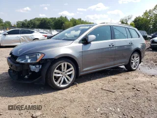 2015 Volkswagen Golf SportWagen TDI SE with VIN 3VWCA7AU0FM506113, listed as a Copart auction lot 63550453 with 101,997 mi miles. Bid and sale history available at carsss.com. Image 1.