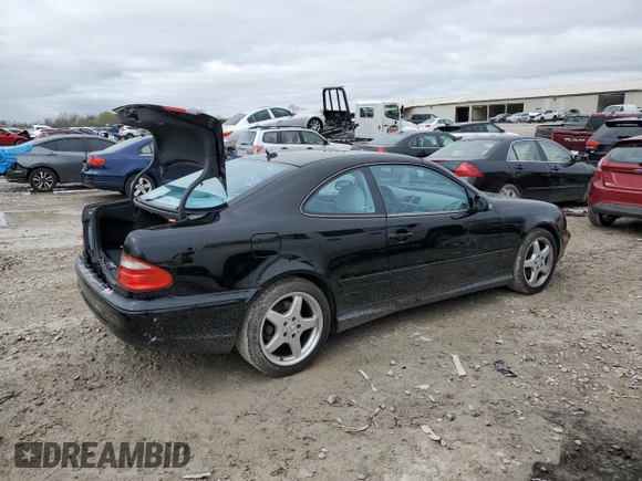 2002 Mercedes-Benz CLK 320/430 with VIN WDBLJ70G42F199391, listed as a Copart auction lot 50912095 with 274,802 mi miles and Salvage Title. Bid and sale history available at DreamBid. Image 3.