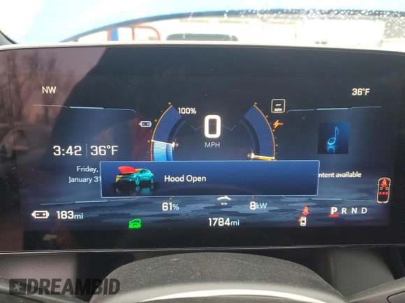 2025 Chevrolet Equinox EV RS z VIN 3GN7DSRP9SS117951, wystawiony jako Copart lot #43405775 z przebiegiem 1 784 mil mil oraz Czysty tytuł • Clean title. Historia ofert i sprzedaży dostępna na DreamBid. Obrazek 9.