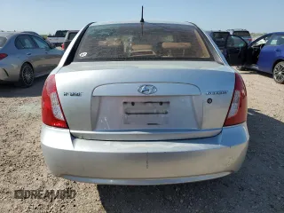 2007 Hyundai Accent GLS with VIN KMHCN46C57U120852, listed as a Copart auction lot 51814645 with 201,528 mi miles and Salvage Title. Bid and sale history available at carsss.com. Image 6.