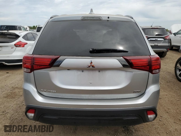 2020 Mitsubishi Outlander SE with VIN JA4AD3A35LZ041172, listed as a Copart auction lot 56148235 with 78,141 mi miles and Salvage title. Bid and sale history available at DreamBid. Image 6.