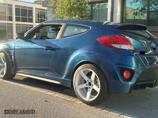 2016 Hyundai Veloster Turbo Rally Edition with VIN KMHTC6AE1GU303773, listed as a Copart auction lot 50099085 with 47,495 mi miles and Clean Title. Bid and sale history available at carsss.com. Image 3.