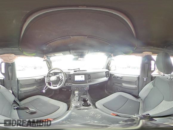 2022 Ford Bronco with VIN 1FMEE5DP0NLA81692, listed as a Copart auction lot 46881445 with 28,843 mi miles and Salvage Title. Bid and sale history available at DreamBid. Image 14.