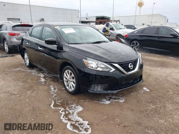 2018 Nissan Sentra SV with VIN 3N1AB7AP9JL631159, listed as a IAAI auction lot 41596393 with 85,860 mi miles and . Bid and sale history available at DreamBid. Image 1.