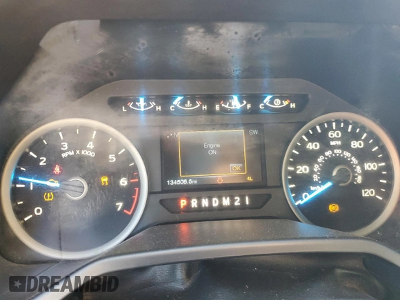 2016 Ford F-150 XLT with VIN 1FTEW1EP2GKF00238, listed as a Copart auction lot 52032075 with 134,506 mi miles and Clean Title. Bid and sale history available at carsss.com. Image 9.