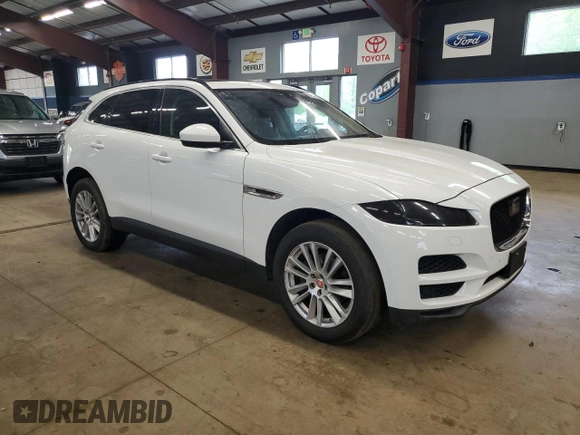 2019 Jaguar F-Pace 25t Prestige with VIN SADCK2FX7KA362285, listed as a Copart auction lot 54249565 with 96,573 mi miles and Clean Title. Bid and sale history available at DreamBid. Image 4.