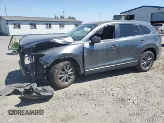 2021 Mazda CX-9 Sport with VIN JM3TCBBY9M0527244, listed as a Copart auction lot 64231384 with Not Provided miles and Salvage Title. Bid and sale history available at carsss.com. Image 1.