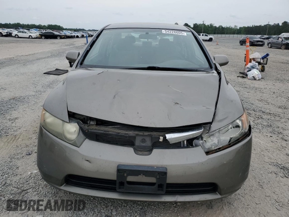 2008 Honda Civic LX z VIN 1HGFA16508L024861, wystawiony jako Copart lot #54228605 z przebiegiem 169 717 mil mil oraz Szkoda całkowita • Salvage title. Historia ofert i sprzedaży dostępna na DreamBid. Obrazek 5.