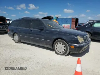 1998 Mercedes-Benz E-Class with VIN WDBJH65F2WA689599, listed as a Copart auction lot 76712344 with 0 mi miles and Salvage Title. Bid and sale history available at carsss.com. Image 4.