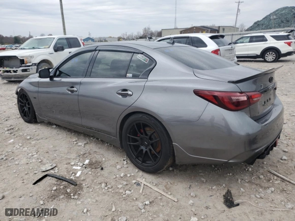 2018 Infiniti Q50 3.0t SPORT with VIN JN1EV7AR0JM430136, listed as a Copart auction lot 82026884 with NaN miles and Salvage Title. Bid and sale history available at carsss.com. Image 2.