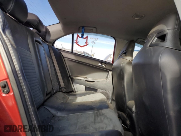 2008 Mitsubishi Lancer Evolution MR z VIN JA3AW56V98U051308, wystawiony jako Copart lot #50452355 z przebiegiem Nie podano mil oraz Szkoda całkowita • Salvage title. Historia ofert i sprzedaży dostępna na DreamBid. Obrazek 10.