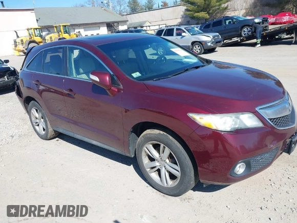2014 Acura RDX Tech Pkg with VIN 5J8TB4H58EL012953, listed as a IAAI auction lot 41839228 with 165,669 mi miles. Bid and sale history available at carsss.com. Image 1.