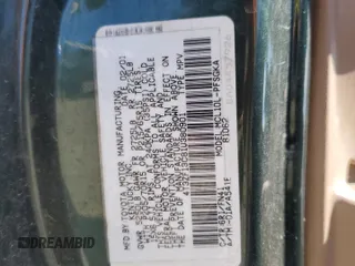 2001 Toyota Sienna LE with VIN 4T3ZF13C81U380901, listed as a Copart auction lot 54053615 with 194,910 mi miles and Salvage Title. Bid and sale history available at DreamBid. Image 13.