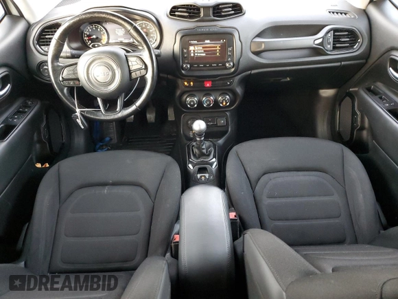 2017 Jeep Renegade Altitude with VIN ZACCJBBHXHPF82848, listed as a Copart auction lot 84945694 with 104,846 mi miles and Clean title. Bid and sale history available at DreamBid. Image 8.