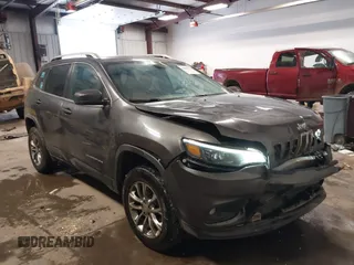 2019 Jeep Cherokee Latitude Plus with VIN 1C4PJMLX1KD272810, listed as a IAAI auction lot 41489966 with 97,192 mi miles and . Bid and sale history available at DreamBid. Image 1.
