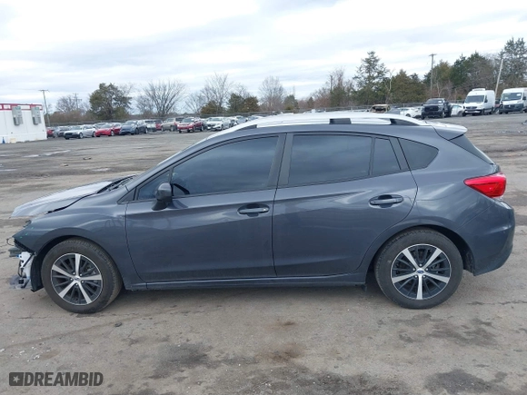 2023 Subaru Impreza Premium with VIN 4S3GTAD67P3712122, listed as a IAAI auction lot 41726075 with 15,169 mi miles. Bid and sale history available at carsss.com. Image 14.