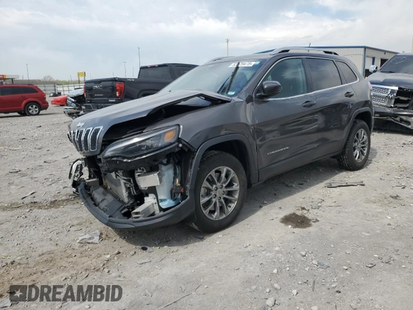2020 Jeep Cherokee Latitude Plus with VIN 1C4PJMLB7LD554861, listed as a Copart auction lot 52379475 with 59,556 mi miles and Salvage Title. Bid and sale history available at DreamBid. Image 1.