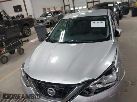2019 Nissan Sentra SV with VIN 3N1AB7AP8KY339488, listed as a IAAI auction lot 41743309 with 150,427 mi miles and . Bid and sale history available at DreamBid. Image 12.
