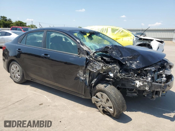 2019 Kia Rio S with VIN 3KPA24AB3KE242006, listed as a Copart auction lot 62422604 with 128,723 mi miles and Salvage Title. Bid and sale history available at DreamBid. Image 4.