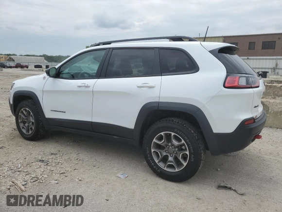 2022 Jeep Cherokee Trailhawk z VIN 1C4PJMBX2ND548837, wystawiony jako Copart lot #59042215 z przebiegiem 13 489 mil mil oraz Szkoda całkowita • Salvage title. Historia ofert i sprzedaży dostępna na DreamBid. Obrazek 2.