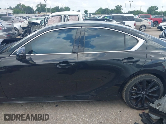 2023 Lexus IS 350 F Sport with VIN JTHGZ1B29P5063389, listed as a IAAI auction lot 42561231 with 10,285 mi miles and . Bid and sale history available at DreamBid. Image 14.