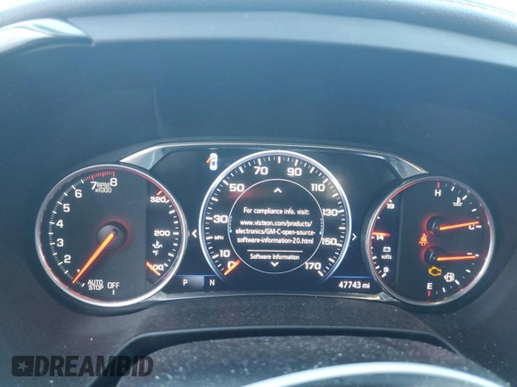 2020 Chevrolet Blazer RS with VIN 3GNKBERS6LS685887, listed as a Copart auction lot 55121675 with 47,743 mi miles and Salvage title. Bid and sale history available at DreamBid. Image 9.