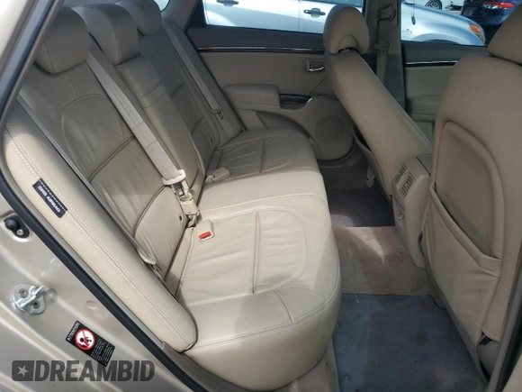 2009 Hyundai Azera GLS with VIN KMHFC46D99A352421, listed as a Copart auction lot 56796815 with 56,104 mi miles and Clean title. Bid and sale history available at DreamBid. Image 10.