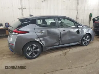 2020 Nissan LEAF SV Plus with VIN 1N4BZ1CP7LC311088, listed as a Copart auction lot 48157795 with 37,181 mi miles and Salvage Title. Bid and sale history available at DreamBid. Image 3.