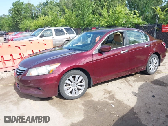 2011 Honda Accord EX-L with VIN 1HGCP3F88BA017635, listed as a IAAI auction lot 42560130 with 269,320 mi miles and . Bid and sale history available at DreamBid. Image 18.