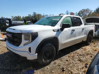 2024 GMC Sierra 1500 Pro with VIN 1GTUUAED0RZ165059, listed as a Copart auction lot 76105684 with 0 mi miles and Salvage Title. Bid and sale history available at carsss.com. Image 1.