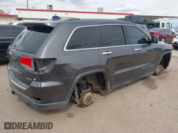 2017 Jeep Grand Cherokee Limited with VIN 1C4RJEBG4HC838019, listed as a IAAI auction lot 41804665 with 135,980 mi miles. Bid and sale history available at carsss.com. Image 4.