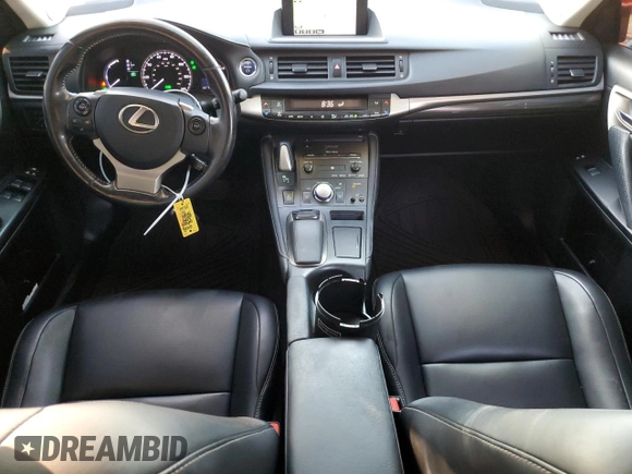 2017 Lexus CT with VIN JTHKD5BH4H2284941, listed as a Copart auction lot 85061064 with 74,492 mi miles and Salvage Title. Bid and sale history available at carsss.com. Image 8.