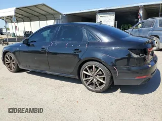 2018 Audi A4 Premium Plus with VIN WAUENAF42JA038894, listed as a Copart auction lot 57449545 with 57,247 mi miles and Salvage title. Bid and sale history available at DreamBid. Image 2.