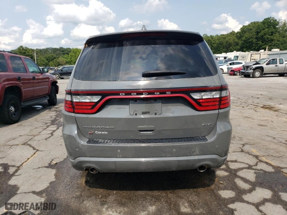 2022 Dodge Durango GT with VIN 1C4RDJDG7NC107304, listed as a Copart auction lot 63988544 with 56,471 mi miles and Salvage Title. Bid and sale history available at carsss.com. Image 6.